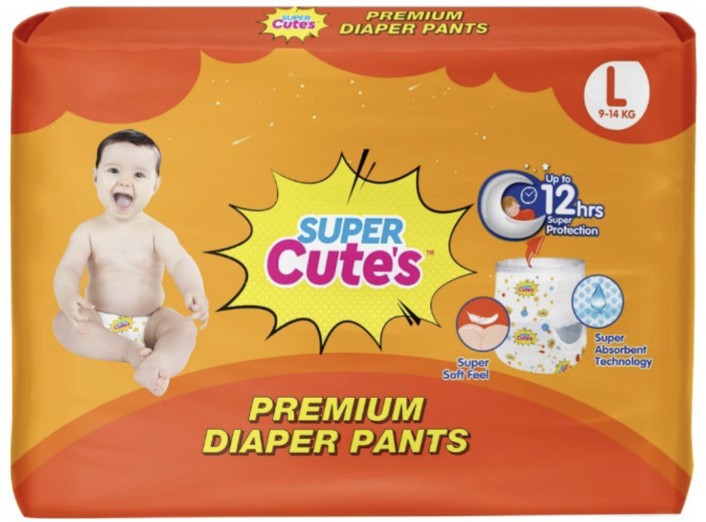  सुपर क्यूट्स डायपर L( 7 Pant)(Super Cutes Diaper L(7 Pants))