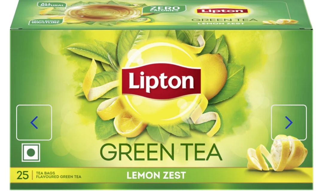 लिप्टन ग्रीन टी लेमन 25 बैग (Liption Lemon Zest Green Tea @ Pack of 25 Bags)D145011/Ls
