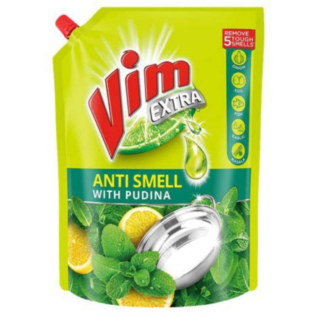 विम एंटी स्मॉल पुदीना लिक्विड ₹20(Vim Anti Smell With Pudina 120ml)