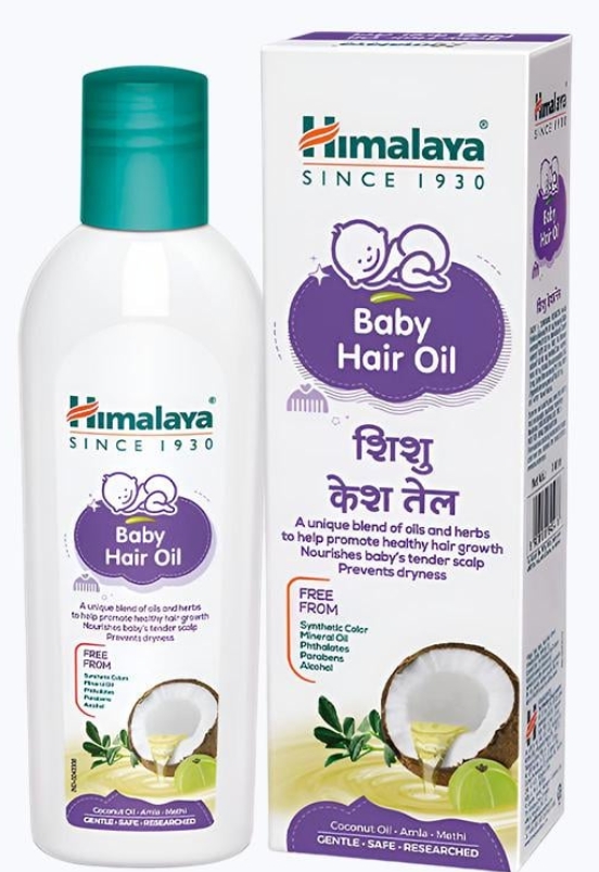 हिमालया बेबी हेयर ऑयल 100Ml (Himalaya Baby Hair Oil 100Ml)
