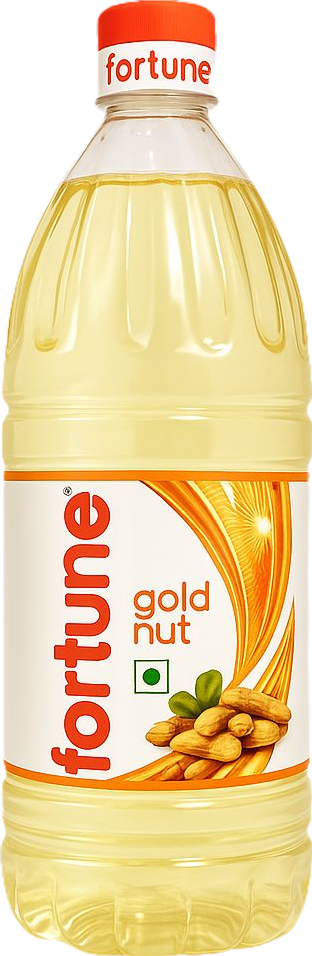 फॉर्च्यून मूंगफली का तेल 500Ml( Fortune Gold Nut Refined Ground Nut Oil (Moongfali oil /Tel ) 500Ml)R145005/2