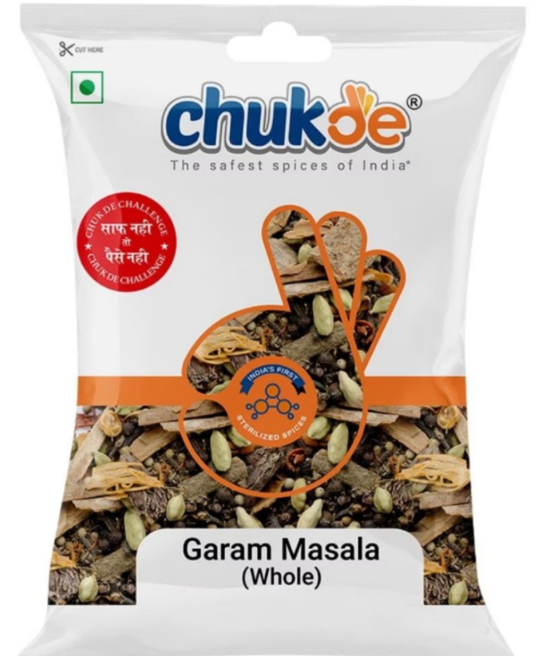 चक दे साबूत गरम मसाला 200 ग्राम ( Chukde Saboot Garam Masala 200 Gm)