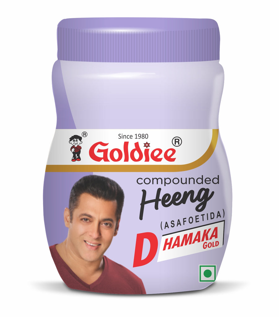 गोल्डी हींग धमाका 50ग्रा (Goldiee Heing Dhamaka Heeng Dhamaka)06910