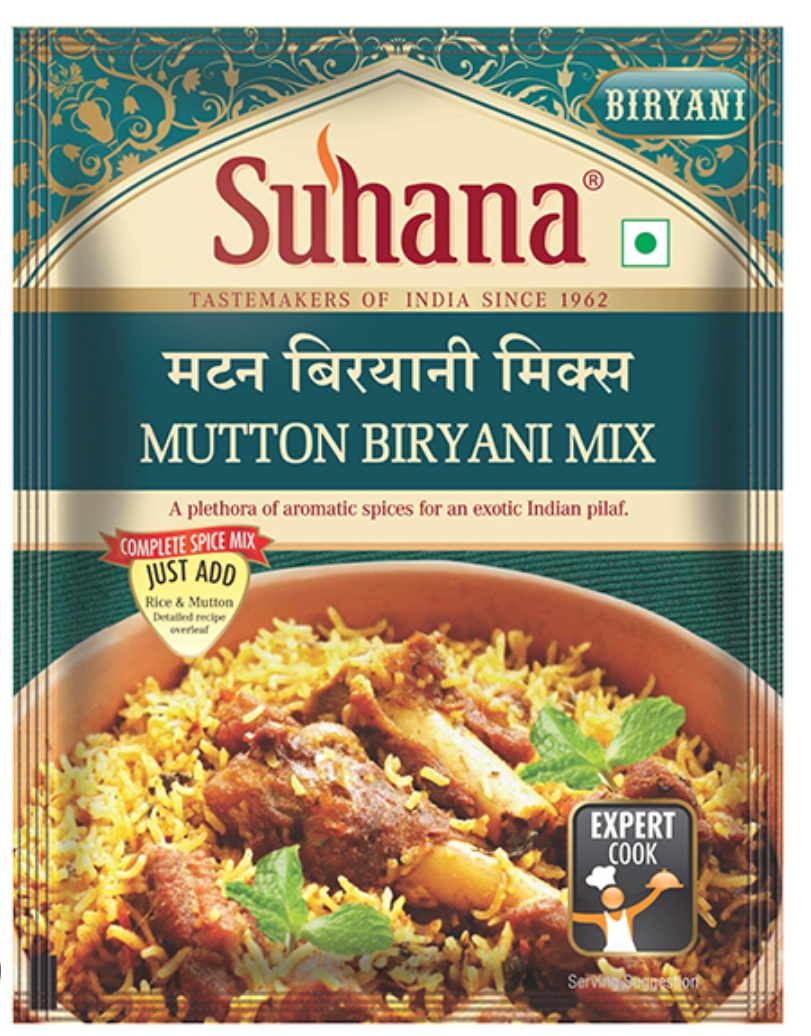 सुहाना मटन बिरियानी मिक्स मसाला50gm(Mutton Biryani mix Masala)