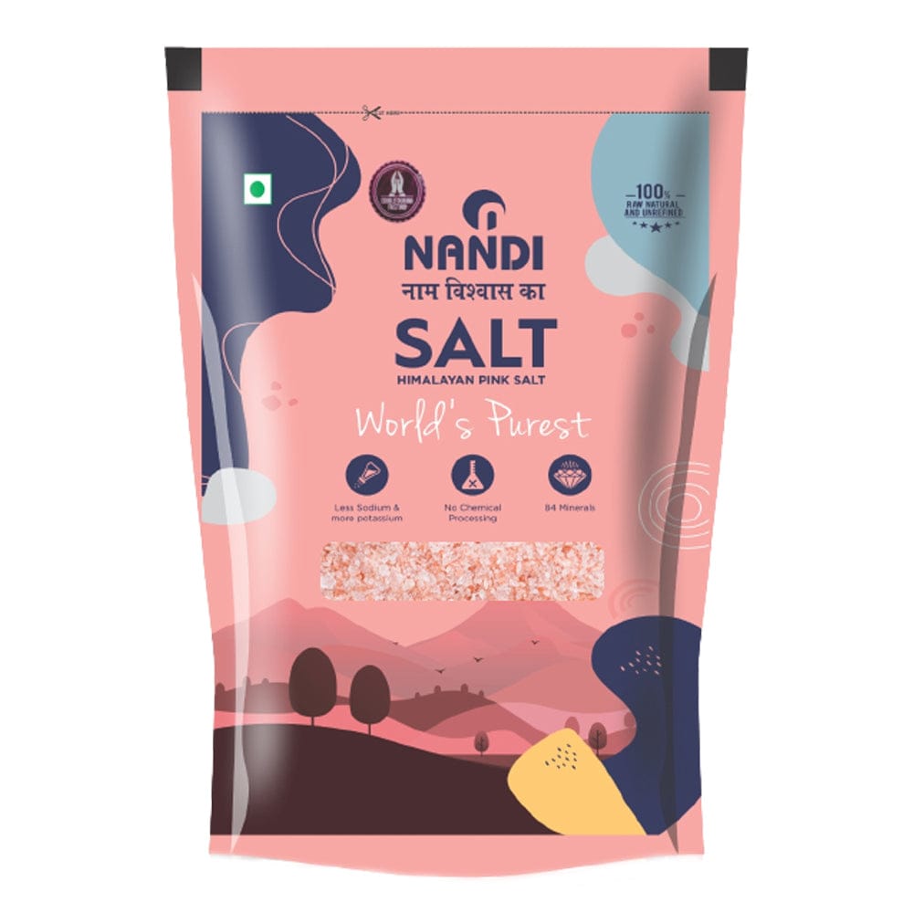 नंदी सेंधा नमक 500 ग्राम (Nandi Pink rock Salt) Sendha Namak code 320322