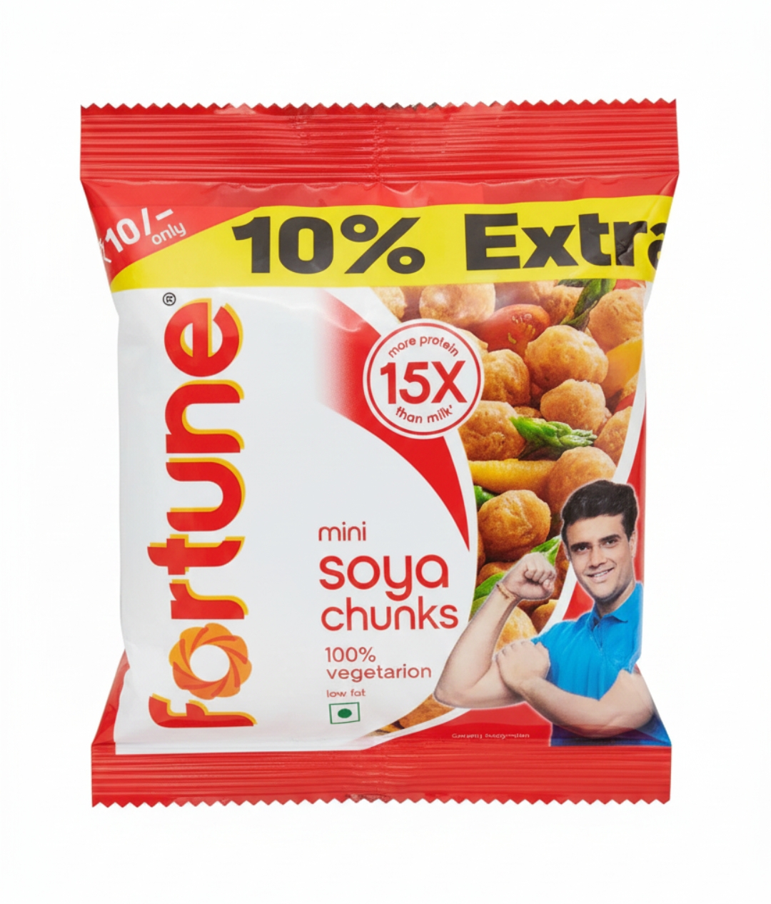 फॉर्चून मिनी सोया चांक्स 10/-( Fortune Mini Soya Chunks 10/-)D145012.5/02