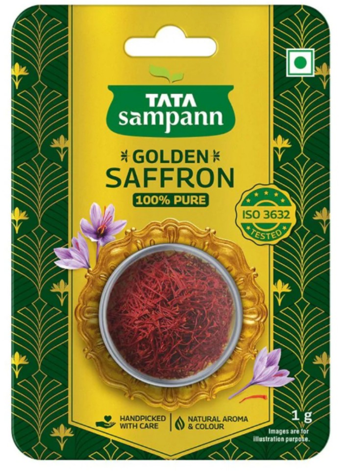 टाटा केसर 01 ग्राम ( Tata Sampann Saffron 01Gm/Tata Kesar/Keshar 01 Gm) Code D 145025