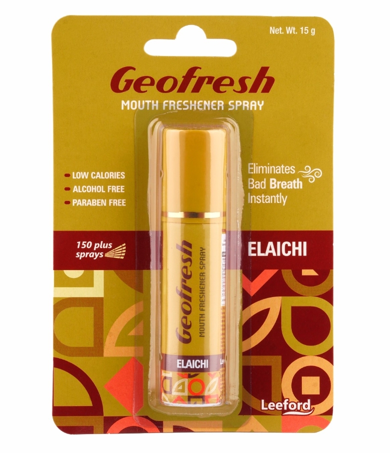 जिओ फ्रेश माउथ स्प्रे इलायची 15ग्राम (Geofresh Elaichi Mouth Freshener Spray)