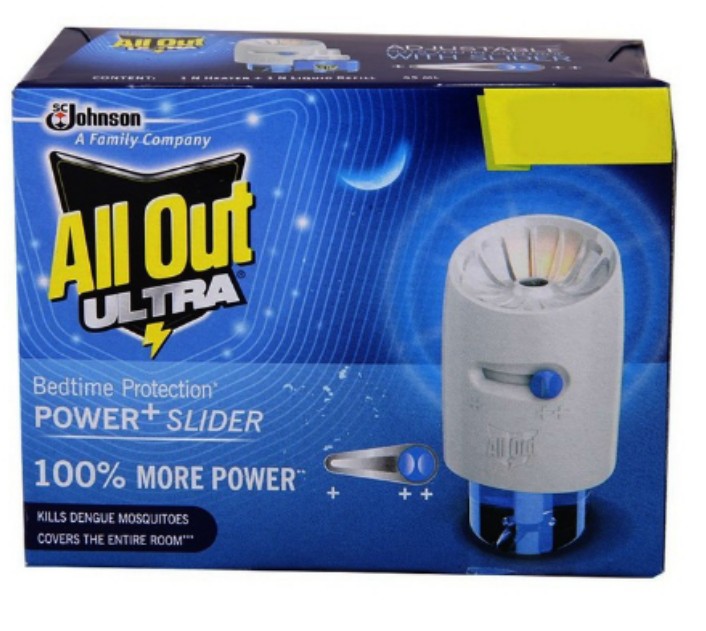 All Out Combo Pack Machine+45 Ml Liqued