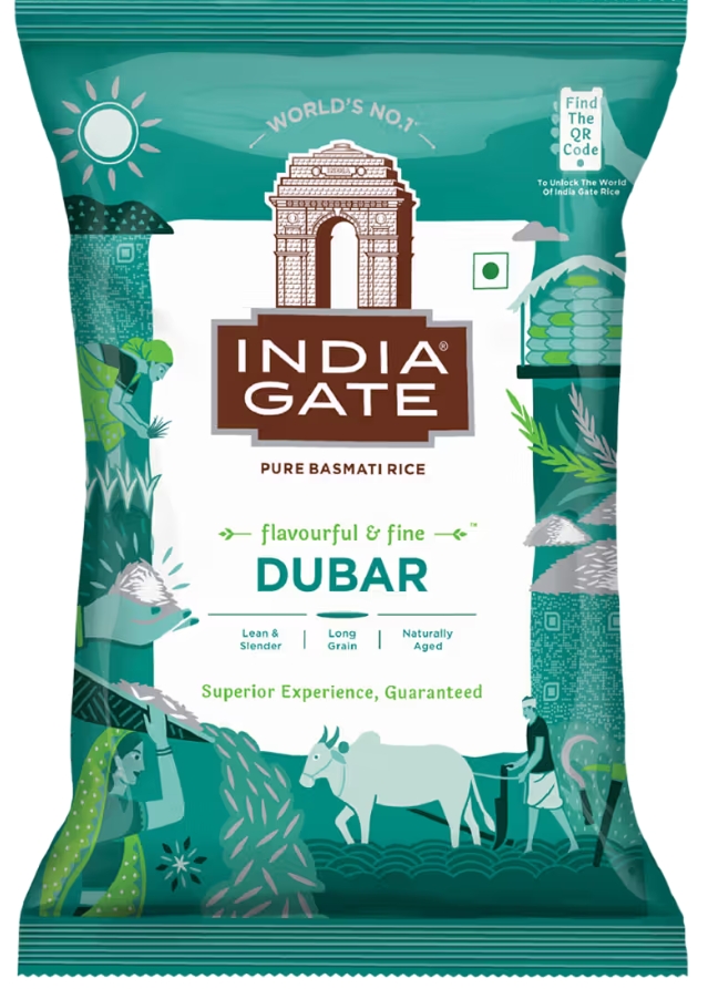 इंडिया गेट बासमती चावल 01 Kg( India Gate Dubr Basmati Chawal)