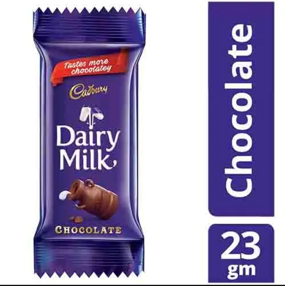 कैडबरी डेयरी मिल्क चॉकलेट ₹20/- (Cadbery Dairy Milk Chocolate Pack of 4)