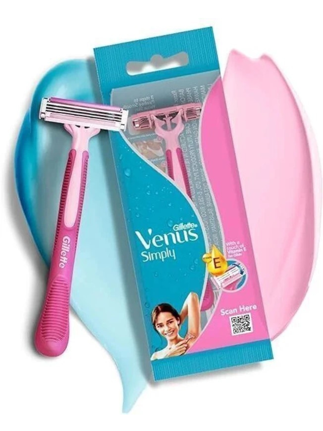 जिलेट वीनस रेजर 1पीस (Gillette Vinus Razor 1Pc)D145010