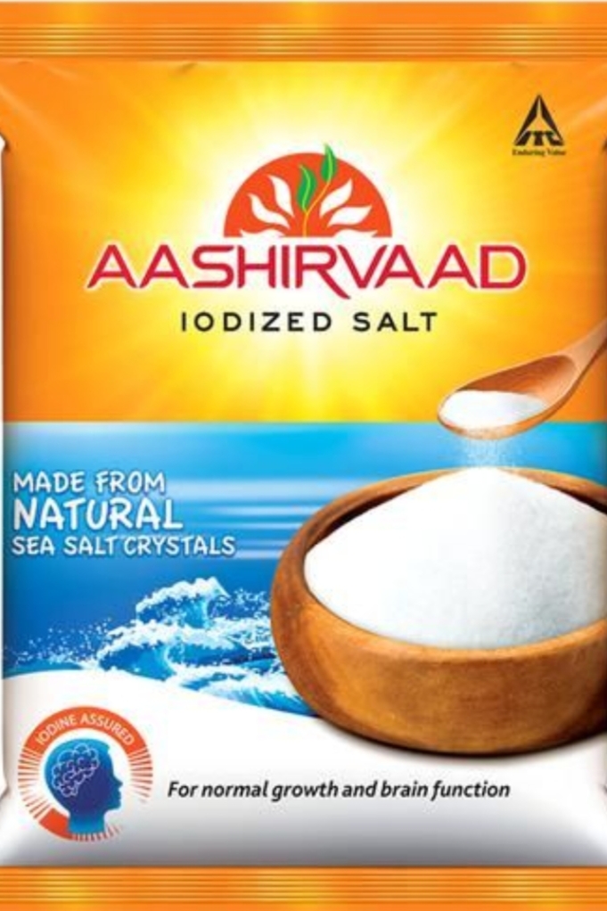 आशीर्वाद नमक 01 किग्रा ( Aashirvad Namak/Salt 01 Kg)code 23123