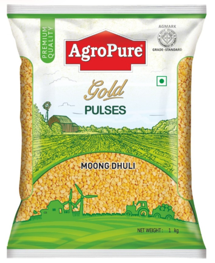 एग्रोप्योर धुली मूंग दाल 500 ग्राम ( AGRO PURE DHULI MOONG DAL 500 GM)