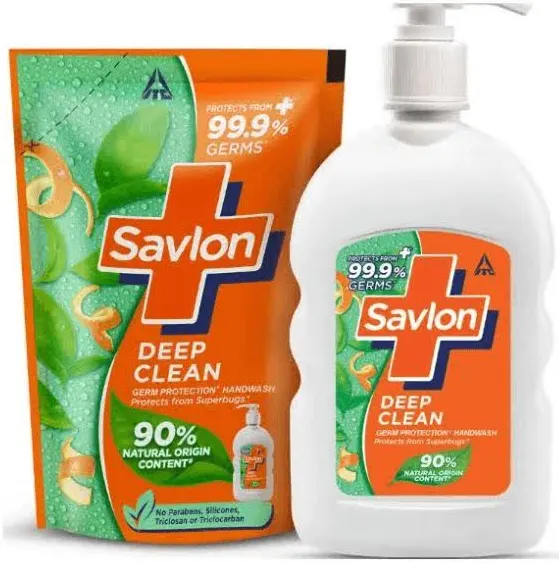 Savlon Handwash Pump+Rifeil 200Ml CD145010.1