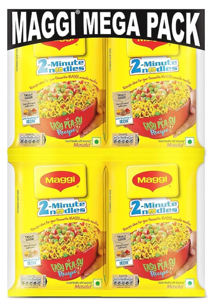 मैगी नूडल्स  ₹15/- (Maggi 2 Minute instent Noodles  Pack of 12  )D145007
