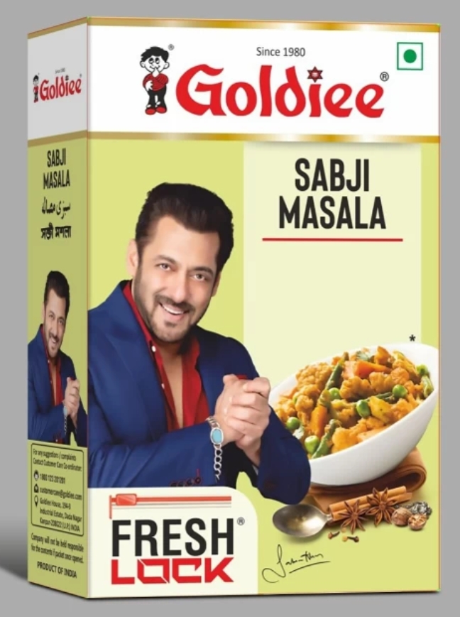 सब्जी मसाला 100 ग्राम (Sabji Masala Goldiee 100 Gm) Code 02776
