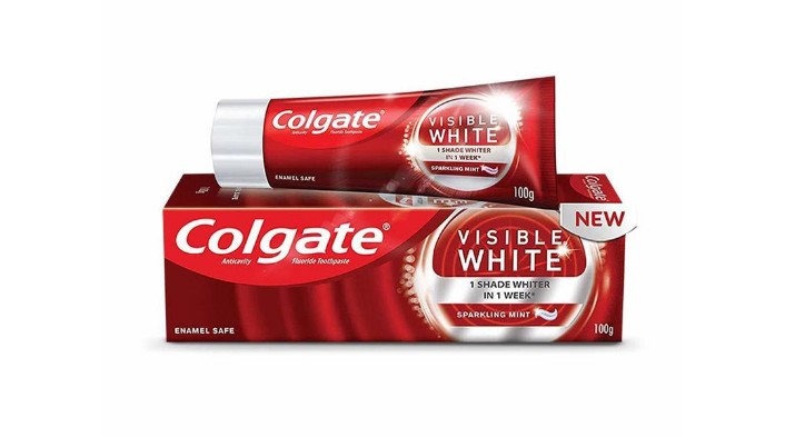 कोलगेट विजिबल व्हाइट 120ग्राम (Colgate Visible White Toothpast 120+1ToothBrush Gm)