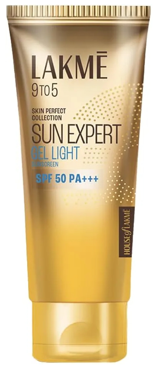 लैक्मे सन एक्सपर्ट क्रीम 50gm(LAKMÉ Sun Expert SPF 50 PA+++ Gel Sunscreen 50gm)
