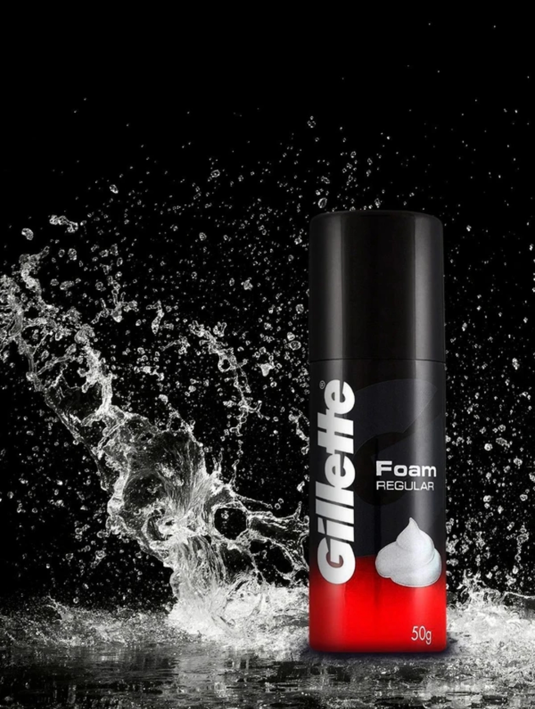 जिलेट शेविंग फोम 50ग्राम (Gillette Shaving Foam 50Gm)D145011