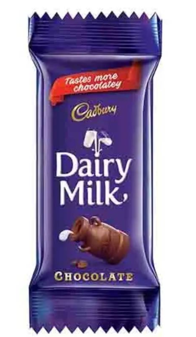 कैडबरी डेयरी मिल्क चॉकलेट ₹20/- (Cadbery Dairy Milk Chocolate Rs 20/-)
