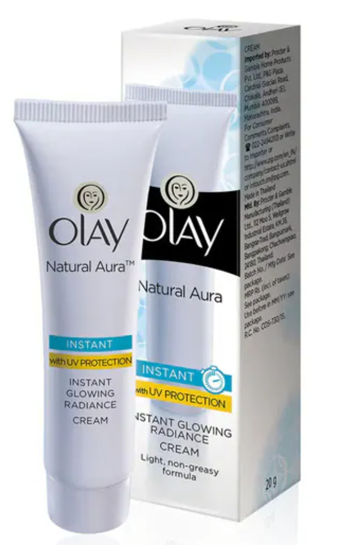ओले नेचुरल ओरा रेडियंस क्रीम 20gm(OLAY Natural Aura Radiance Cream 20gm)