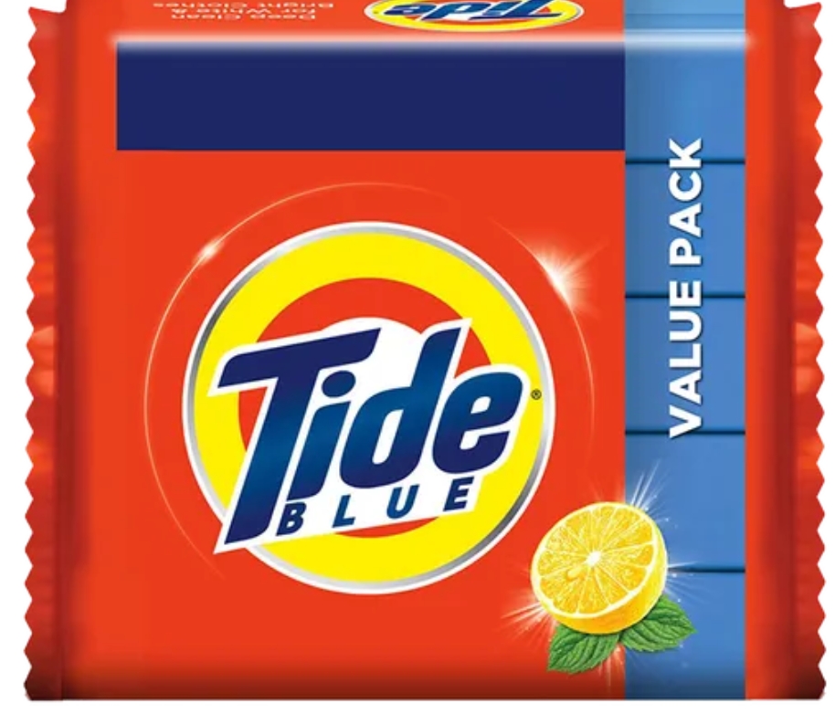 टाइड ब्लू बार 5x200 ग्राम(Tide Blue Detergent Bar value pack 5 Piece )D145014