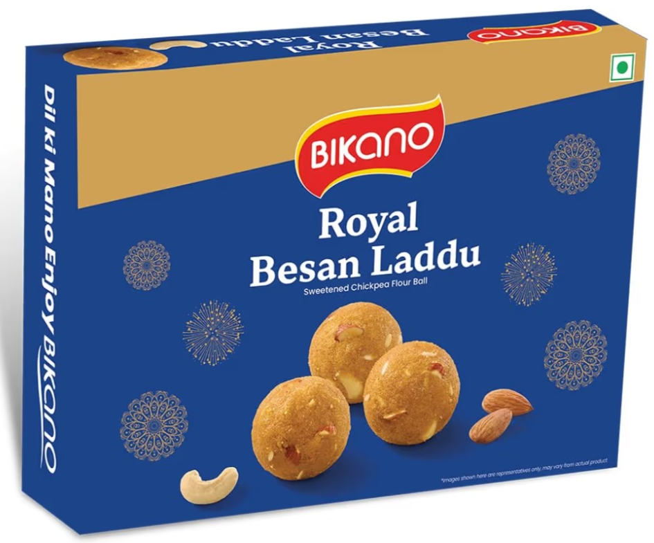 बीकानो बेसन लड्डु 400 ग्राम ( Bikano Royal Besan Laddu 400 Gm)D145037