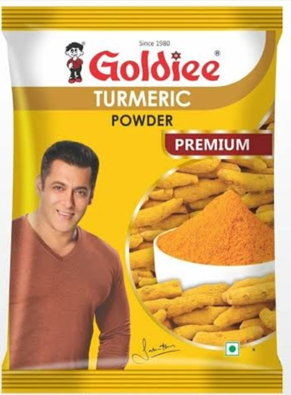 हल्दी पाउडर 500 ग्राम (Haldi Powder  Goldiee 500 Gm)code 1243
