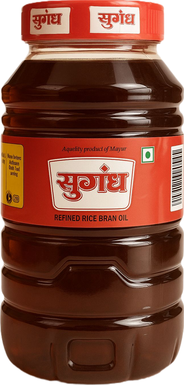 सुगंध राइस ब्रान ऑयल 2 लीटर (Sugandh Refined Rice Bran Oil 1758Ml)R145004 