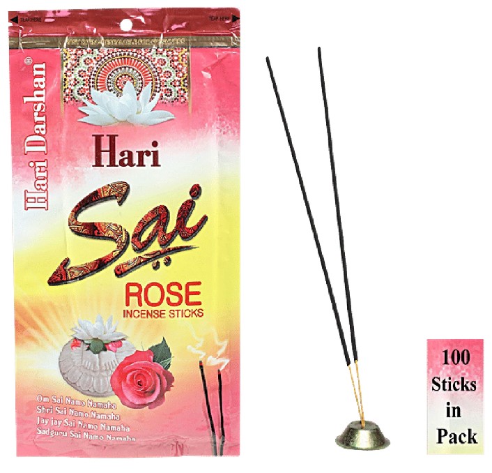 हरि दर्शन गुलाब अगरबत्ती 120 ग्राम ( Hari Darshan Gulab Agarbatti 120 Gram)D145036