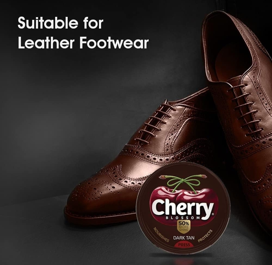 चेरी वैक्स ब्राउन 40 ग्राम डार्क टेन।(Cherry Wax Broun ( Dark Tan ) Dry Polish 40 Gram 