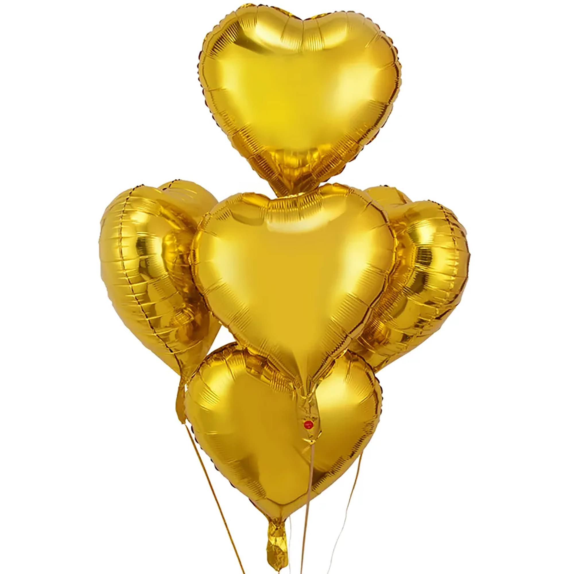 पार्टी फॉयल हार्ट गोल्डन बैलून(Party Foil Heart Golden Balloon)