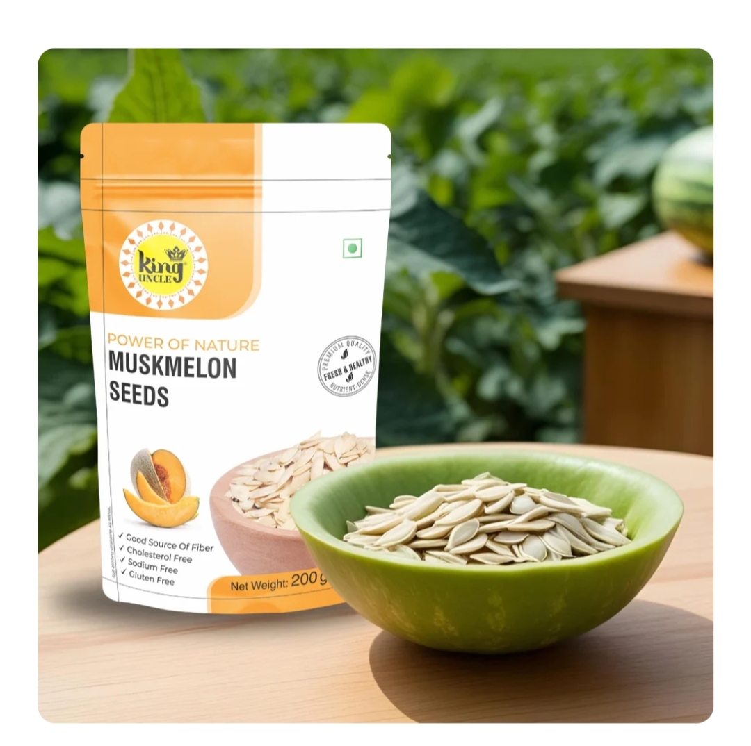 किंग अंकल खरबूज बीज 200 ग्राम (King Uncle Muskmelon Seeds 200Gm)M145010