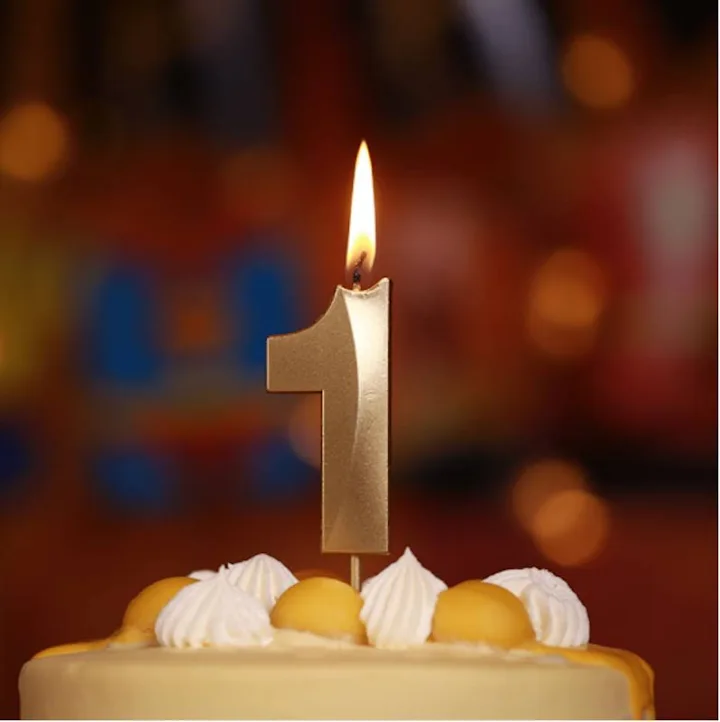 बर्थडे नंबर कैंडल फैन्सी 1 नं(Birthday Number Candel Fancy 1 No.)