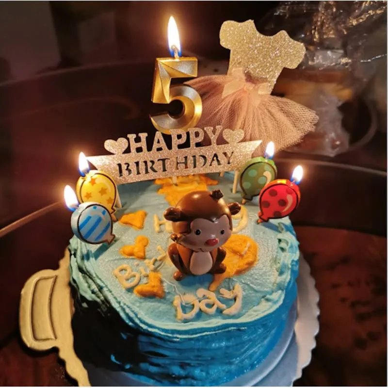 बर्थडे नंबर कैंडल फैन्सी 5 नं(Birthday Number Candel Fancy 5 No.)