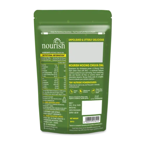 नॉरिस मूँग छिलका दाल 500ग्राम (Nourish Moong Chhilka Dal 500Gm)R145008