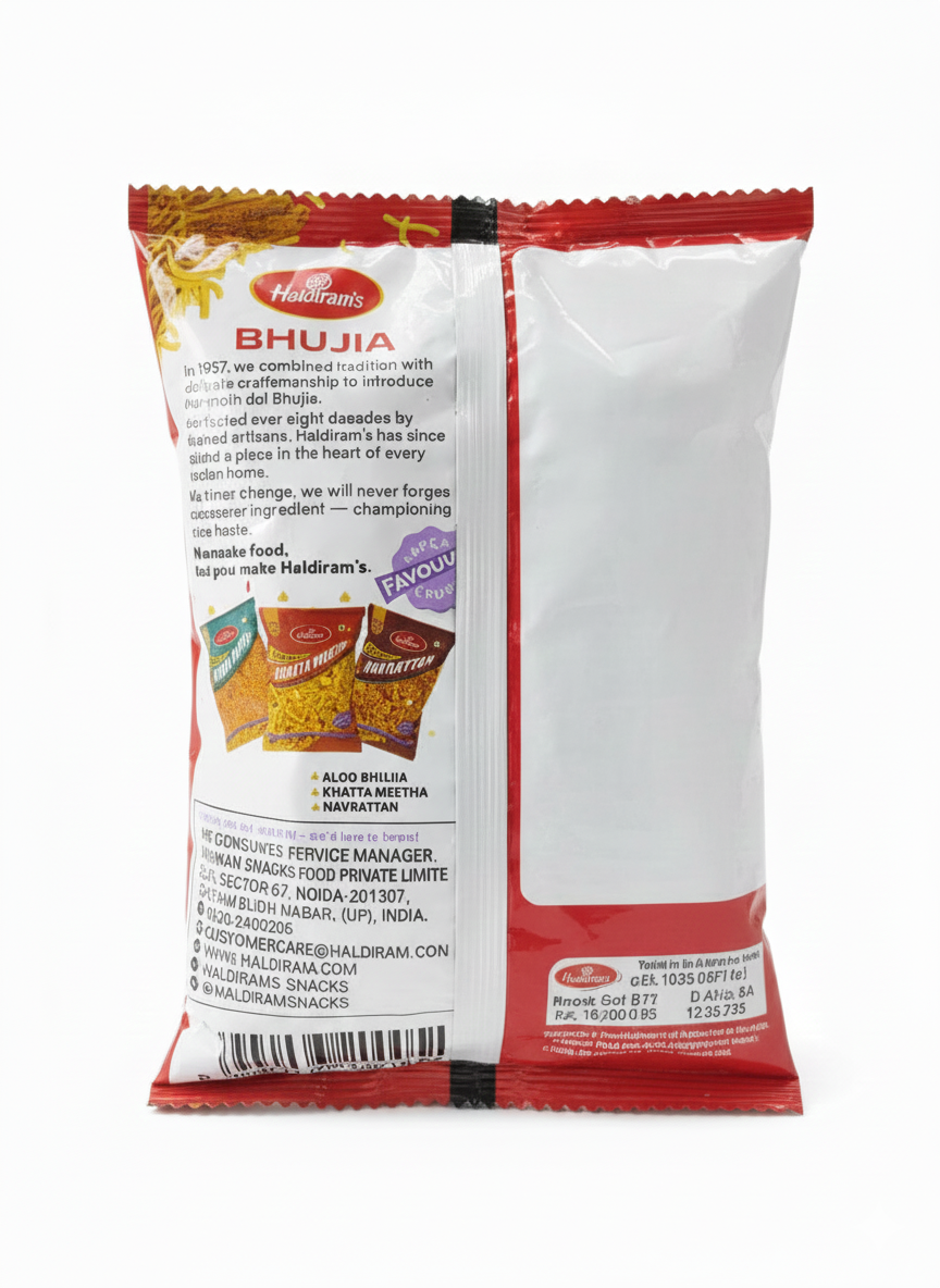 हल्दीराम बेसन भुजिया 200ग्राम (Haldiram Besan Bhujiya 200Gm)D145015