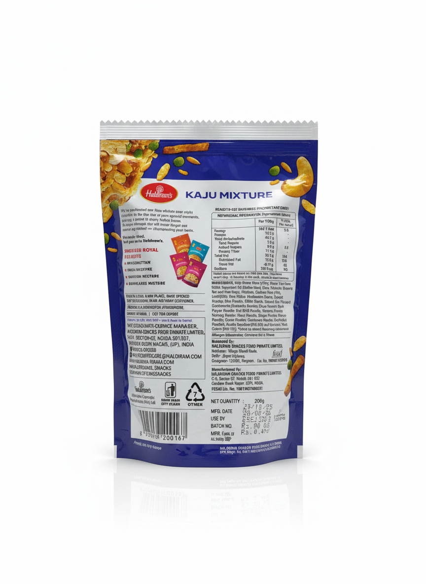 हल्दीराम काजू मिक्स 200ग्राम (Haldiram Kaju Mix 200Gm) D145011