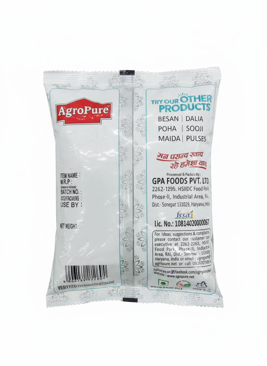 एग्रो प्योर भुना चना 400ग्राम (Agro Pure Bhuna Chana 400Gm)R145008