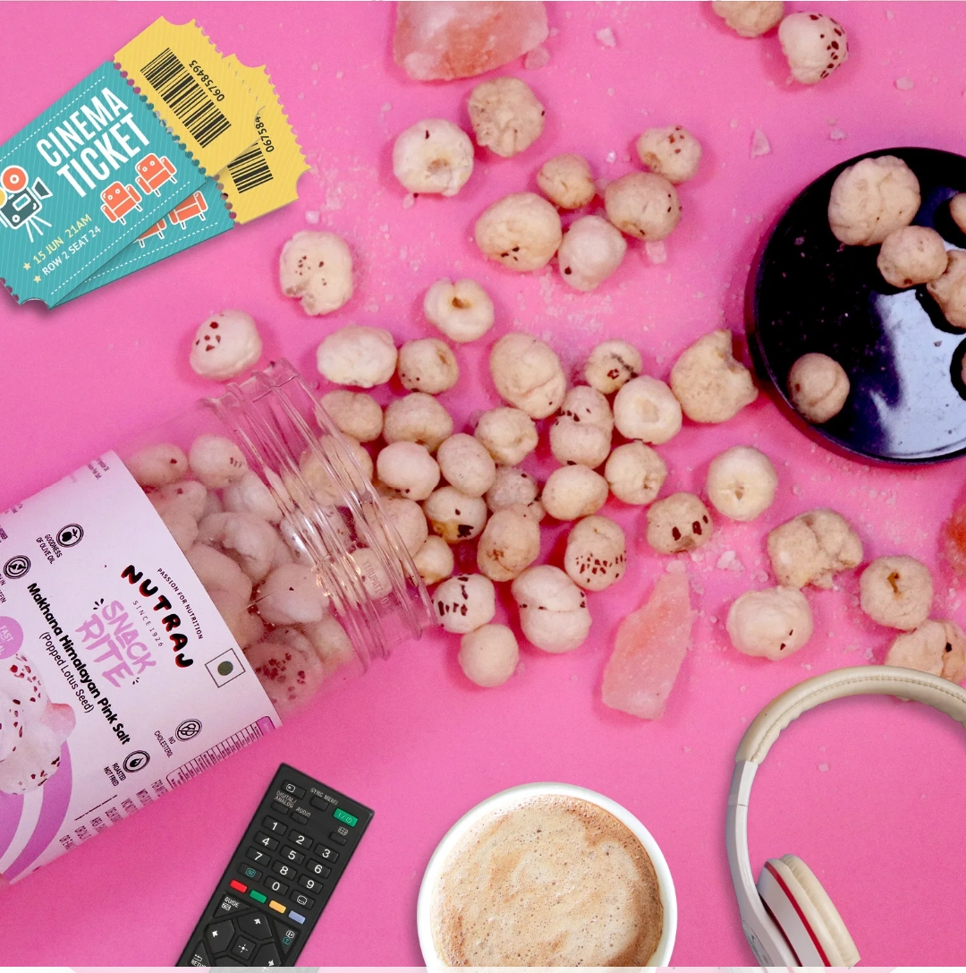 नटराज पिंक साल्टेड मखाना 70ग्राम (Nutraj Pink Salted Makhana 70Gm)R145020/02