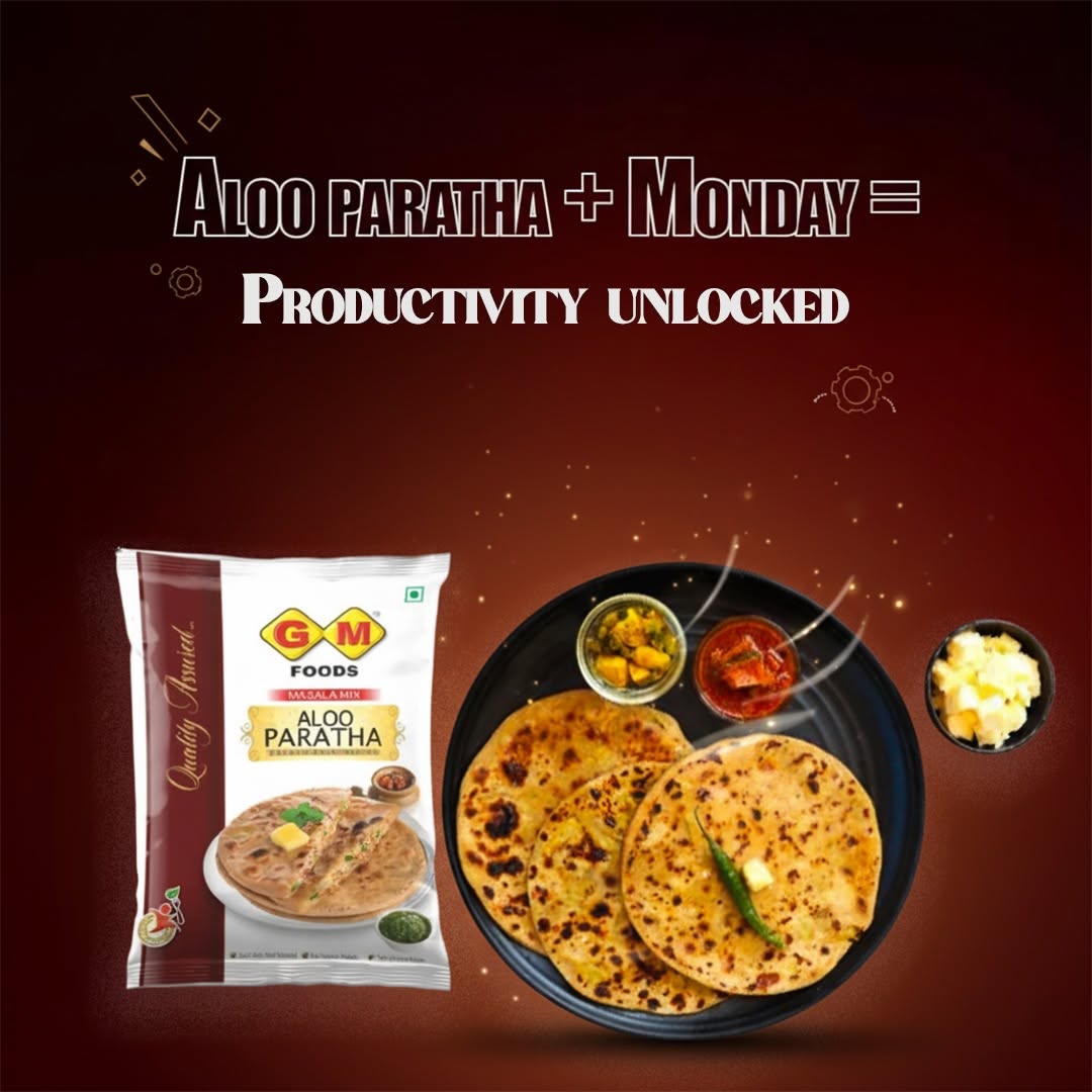 जी एम आलू पराठा 500 ग्राम (GM Aloo Paratha 500Gm)D145025