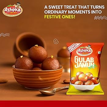 अशोका गुलाब जामुन 400 ग्राम( Ashoka Gulab Jamun 400 Gm)R145005/02