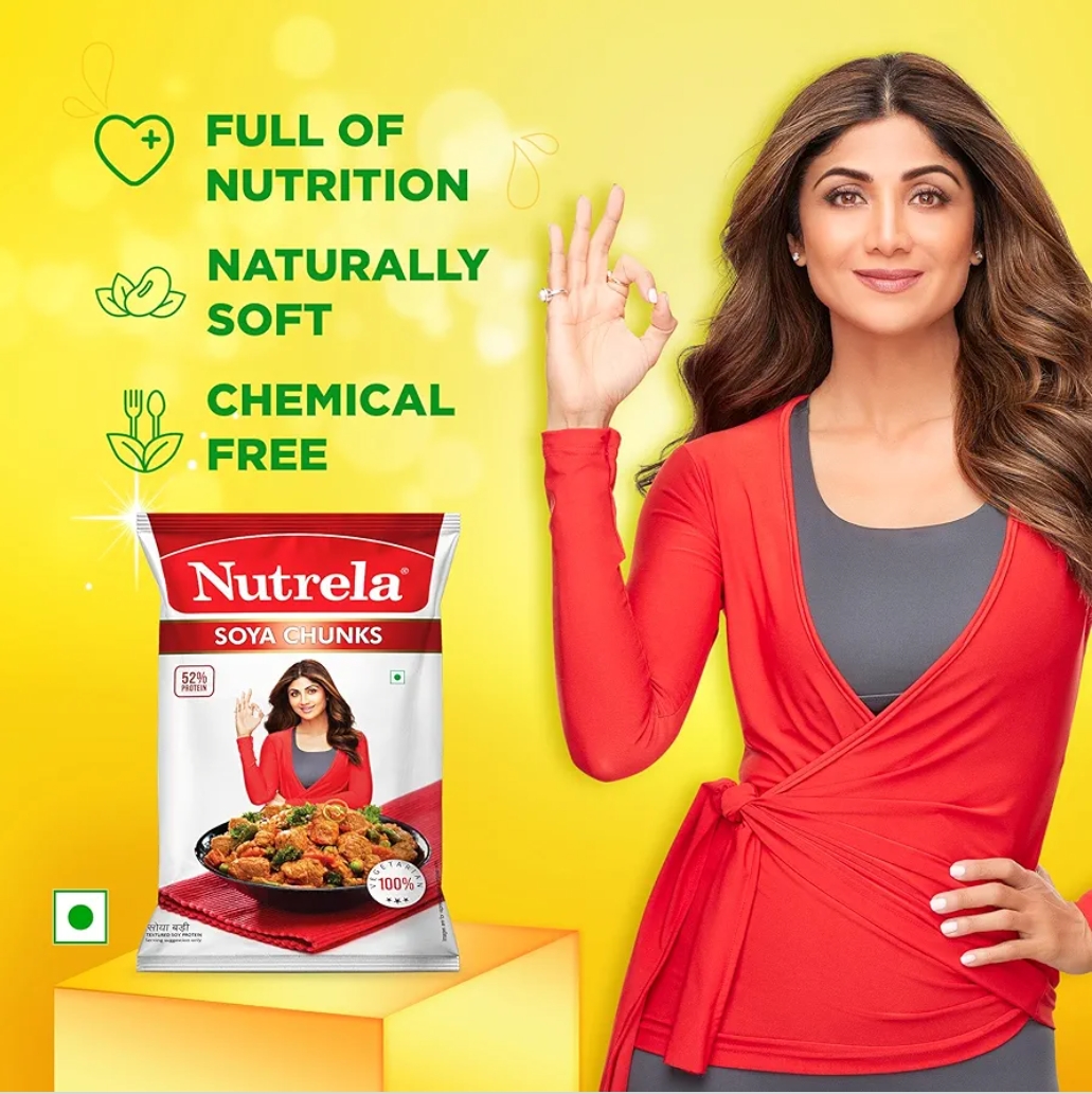 सोयाबीन 1किलोग्राम (Nutrela Soya Chunks 1Kg)R145020