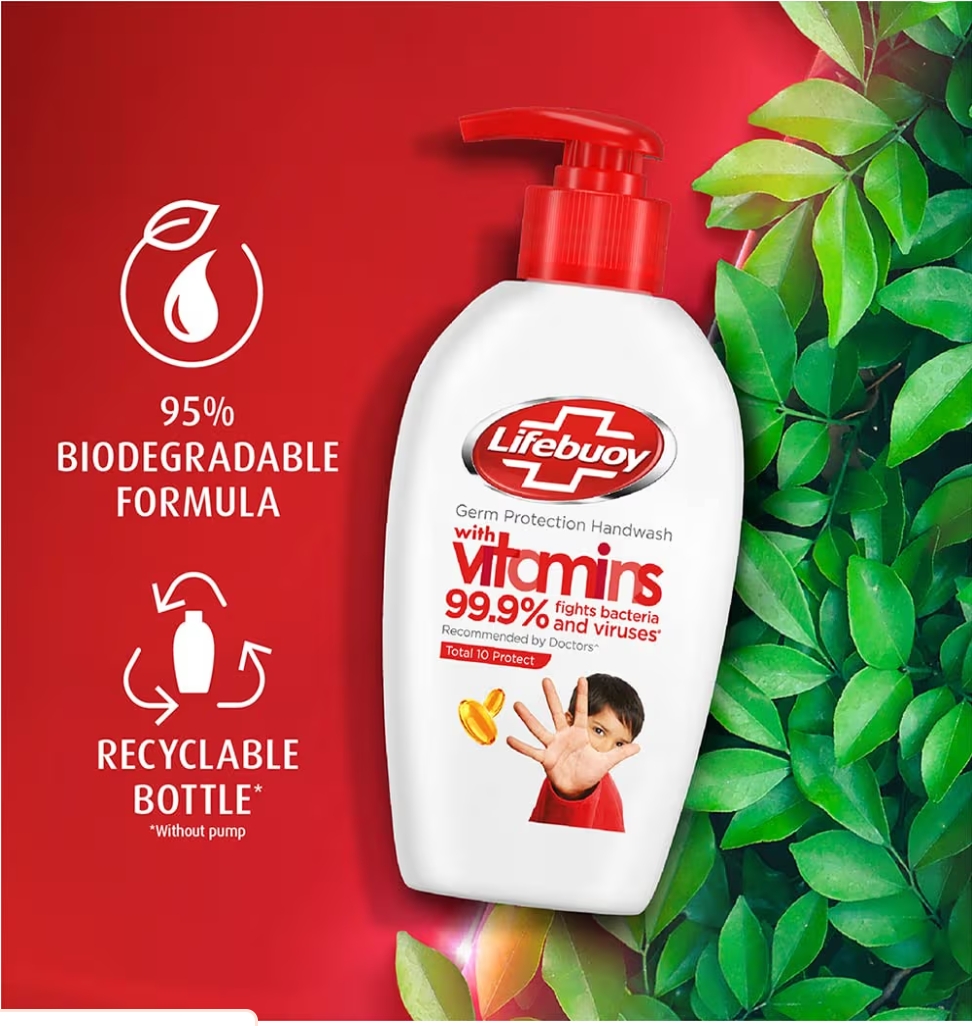 लाइफबॉय हैंडवॉश 190Ml (Lifebouy Handwash 190Ml)CD14507