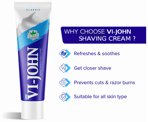 VI-JOHN Shaving Cream 50Gm D145015