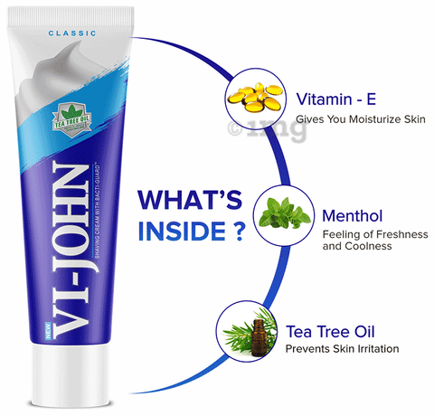 VI-JOHN Shaving Cream 50Gm D145015