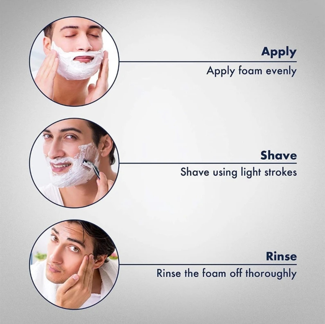 जिलेट शेविंग फोम 50ग्राम (Gillette Shaving Foam 50Gm)D145011