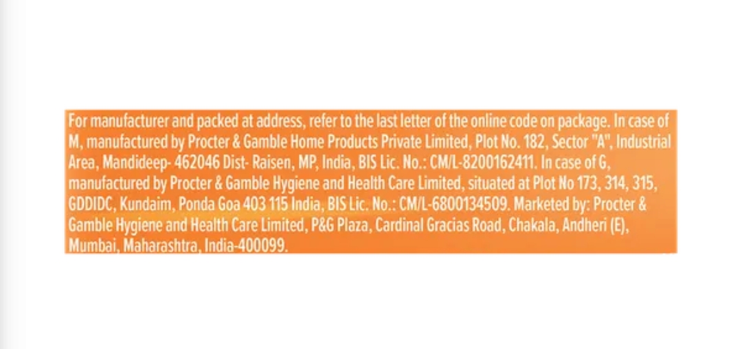 व्हिस्पर चॉइस XL 6पीस (Whisper Choice XL-6Pc)D145010