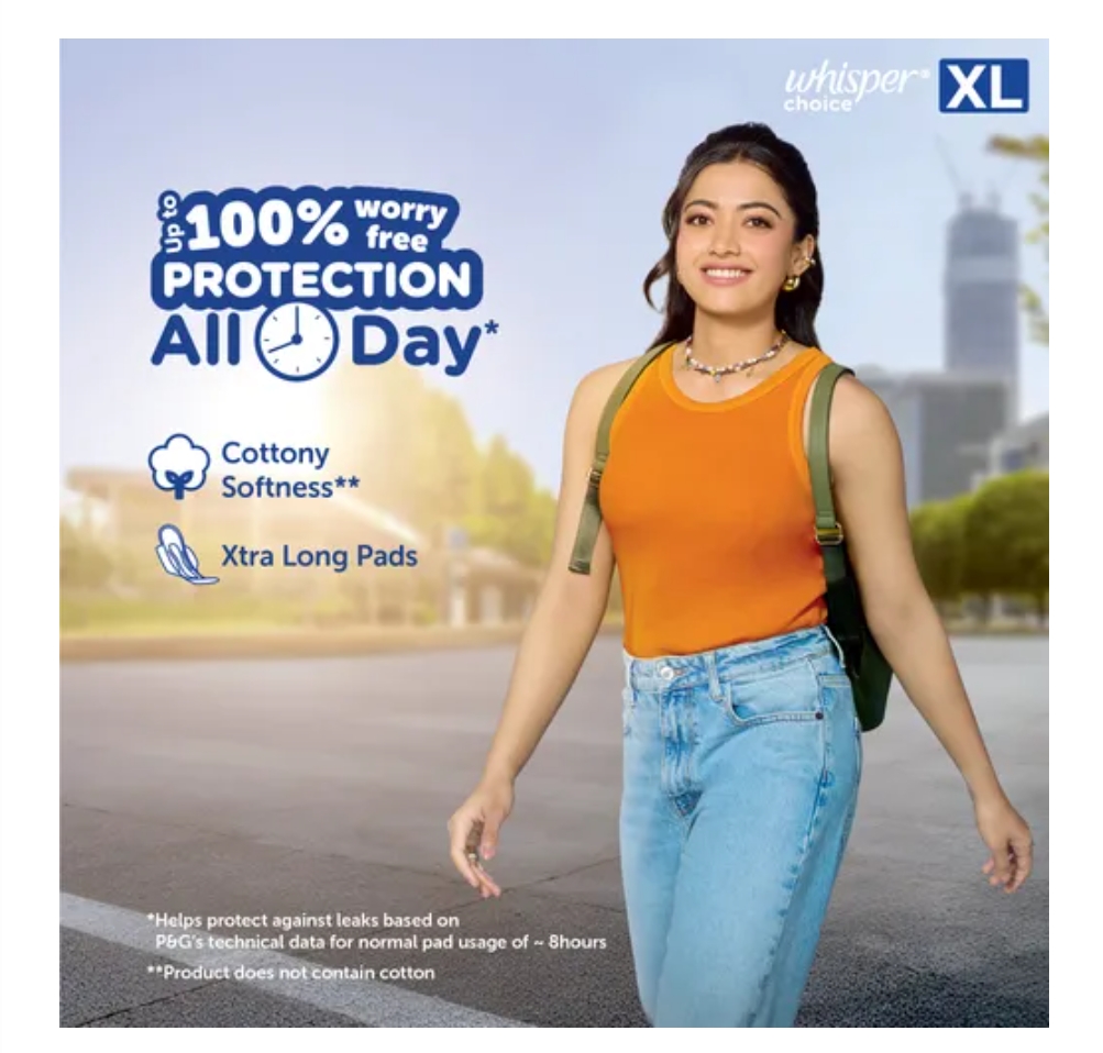 व्हिस्पर चॉइस XL 6पीस (Whisper Choice XL-6Pc)D145010